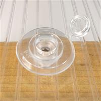 Solstice Polycarbonate Multiwall Fixing Buttons 40mm x 40mm (50 Pack) in Clear