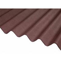 Roof Trade RoofTrade Corrugated Bitumen Roof Sheet 1000mm x 837mm x 2.2mm 5 Pack (5 Pack) in Brown