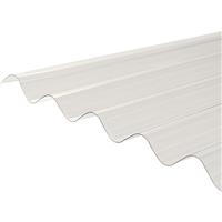 Solstice Polycarbonate Corrugated Sheet 2500mm x 1000mm x 0.8mm 3 Pack (3 Pack) in Clear