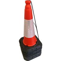 JSP Dominator Sealbrite Road Traffic Cones 500mm (5 Pack) in Orange
