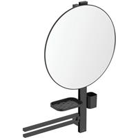 Ideal Standard ALU+ Beauty Bar Mirror 500mm in Silk Black