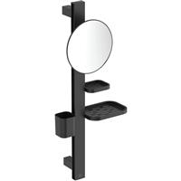 Ideal Standard ALU+ Beauty Bar Mirror 200mm in Silk Black