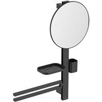 Ideal Standard ALU+ Beauty Bar Mirror 320mm in Silk Black