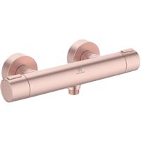 Ideal Standard ALU+ Ceratherm Thermostatic Shower Bar Mixer Valve in Rose Aluminium