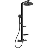 Ideal Standard ALU+ Ceratherm Thermostatic Bar Mixer Shower Set in Silk Black Aluminium