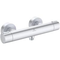 Ideal Standard ALU+ Ceratherm Thermostatic Shower Bar Mixer Valve in Silver Aluminium