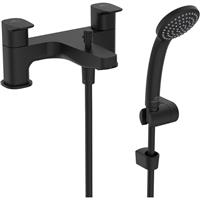 Ideal Standard Ceraplan Dual Control Bath Shower Mixer Tap in Silk Black