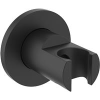 Ideal Standard Idealrain Round Shower Handset Bracket in Silk Black