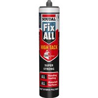 Soudal Fix All High Tack Adhesive & Sealant 290ml in Anthracite