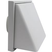 Airvent Round Ducting Cowled Outlet 100mm in White