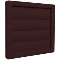 Airvent Wall Outlet Gravity Flap 125mm in Brown