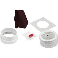 Airvent Cooker Hood Flexi Kit 125mm x 1m in Brown