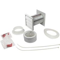 Airvent Tumble Dryer / Cooker Hood Kit 100mm in White Aluminium