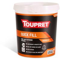 Toupret Exterior Quick Fill 1L in Light Grey Resin