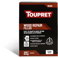 Toupret Wood Repair Filler 2kg in White