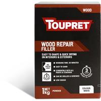 Toupret Wood Repair Filler 1kg in White