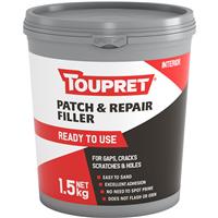 Toupret Patch & Repair Ready to Use Filler 1.5kg in White