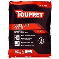 Toupret Tourpet Quick Dry Filler 5 x 1kg in White