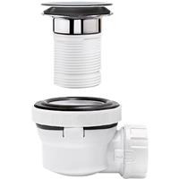 Wirquin Nano 6.7 Wash Basin Waste and Trap Quick Clac in Chrome