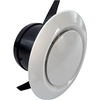MAP Ceiling Diffuser Vent 100mm in White Plastic
