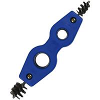 ARCTIC HAYES Quad Brush Pipe Cleaner & Deburrer in Blue