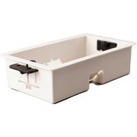 Wessex Electrical Wessex Dry Lining Box 2 Gang 35mm in White Plastic