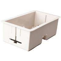 Wessex Electrical Wessex Dry Lining Box 2 Gang (45mm) in White Plastic