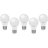 Wessex Electrical Wessex LED A60 GLS Bulbs 5.9W ES Warm White 806lm (5 Pack) Plastic