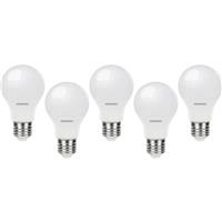 Wessex Electrical Wessex LED A60 GLS Dimmable Bulbs 5.9W ES Warm White 806lm (5 Pack) Plastic