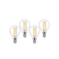 Wessex Electrical Wessex LED Filament Dimmable Mini Globe Bulb Lamps 3.4W SES Warm White 470lm (4 Pack)