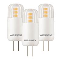 Wessex Electrical Wessex LED G4 Capsule Lamps SMD 1.6W Cool White 200lm (3 Pack)