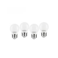 Wessex Electrical Wessex LED Frosted Dimmable Mini Globe Bulb Lamps 3.4W ES Cool White 470lm (4 Pack) Plastic