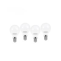 Wessex Electrical Wessex LED Frosted Dimmable Mini Globe Bulb Lamps 3.4W SES Cool White 470lm (4 Pack) Plastic