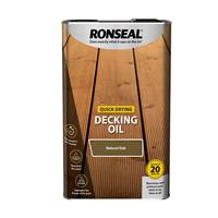 Ronseal Quick Drying Decking Oil 5L in Natural Oak