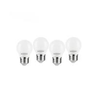 Wessex Electrical Wessex LED Frosted Dimmable Mini Globe Bulb Lamps 3.4W ES Warm White 470lm (4 Pack) Plastic
