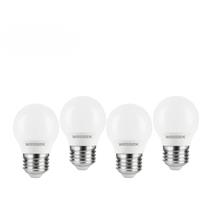 Wessex Electrical Wessex LED Frosted Mini Globe Bulb Lamps 1.8W ES Warm White 250lm (4 Pack) Plastic