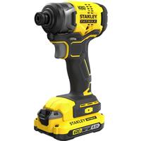 Stanley FatMax V20 18V Brushless Impact Driver 1 x 2.0Ah in Yellow Rubber