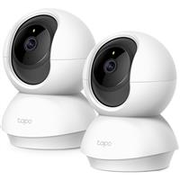 TP Link TP-Link Tapo C200 Smart Home Security Wi-Fi Camera Twin Pack 1080p Pan/Tilt (2 Pack)