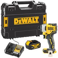 DeWalt DCF809M1T-GB 18V XR Brushless Compact Impact Driver 1 x 4.0Ah in Yellow