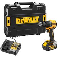 DeWalt DCD799M1T-GB 18V XR Brushless Compact Combi Drill 1 x 4.0Ah in Yellow