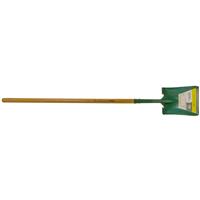Bulldog Pro Transfer Square Shovel 48" Handle in Green/Natural Timber