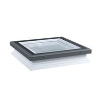 Dakea Fixed Flat Roof Window 60cm x 60cm in White/Grey