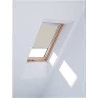 Dakea Roof Window Blackout Blind 78cm x 118cm in Beige Aluminium