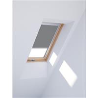 Dakea Roof Window Blackout Blind Brown Box 55cm x 78cm in Grey Aluminium