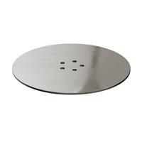 Viva Shower Trap Dome Cover Brushed in Nickel Brass
