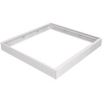 Integral LED Evo Backlit Panel Add-On Surface Mount Frame in White Aluminium
