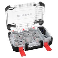 Bosch PRO Multi Material Hole Saw Set (14 Piece) in Grey Plastic