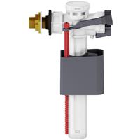 Flume Brass Shank Fill Valve 1/2" Side Entry in White/Grey Plastic