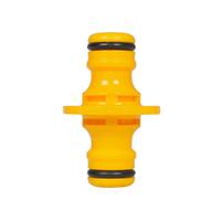 Hozelock Double Male Hose Connector in Yellow