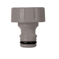 Hozelock Hose Reel and Cart Inlet Adaptor in Grey